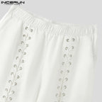 IShorts INCERUN  Estilo Americano – Diseño de Malla, Modernos y Casual para Hombre