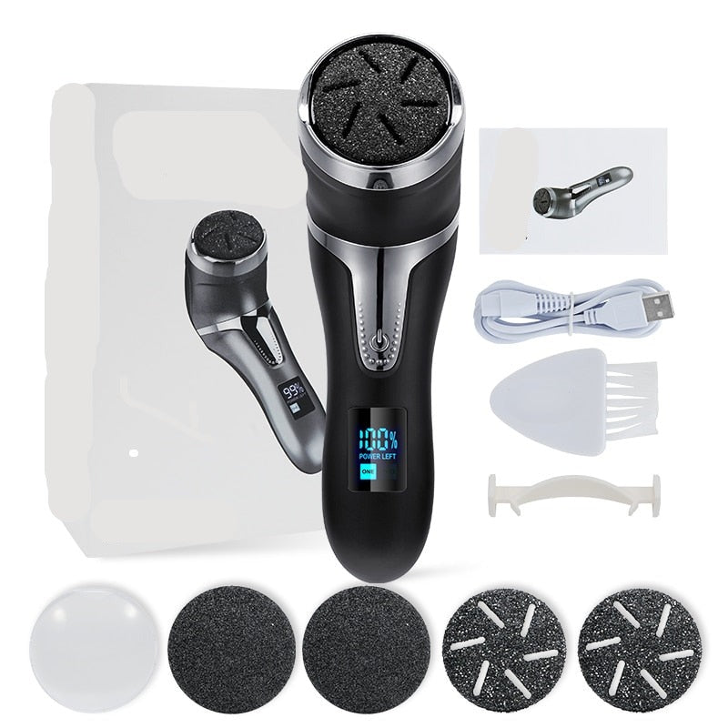 Ferramentas Elétricas de Pedicure Lixa Calcanhares Rachado e Removedor de Calos Pés. - A.S Foco