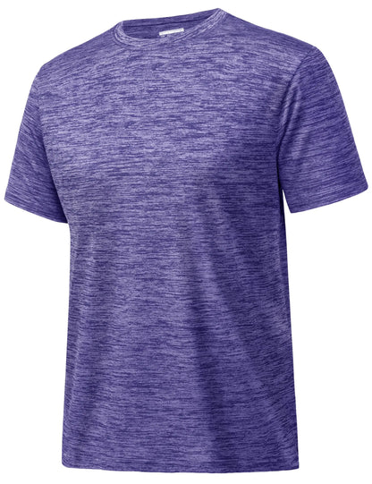 TACVASEN Quick Dry T-shirts Mens Summer Running Tee