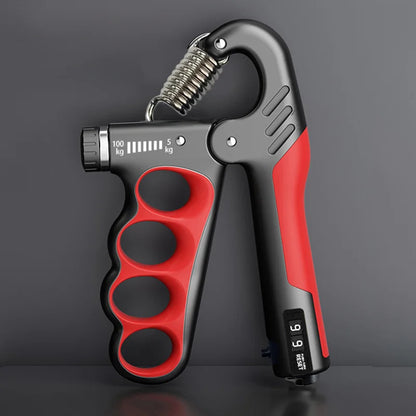 Hand Gripper Ajustable  –  Muñeca y Antebrazo con Dinamómetro para Gimnasio y Recuperación Muscular