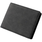 Cartera Corta para Hombre – Múltiples Ranuras,  Monedero y Diseño Plegable en Cuero PU