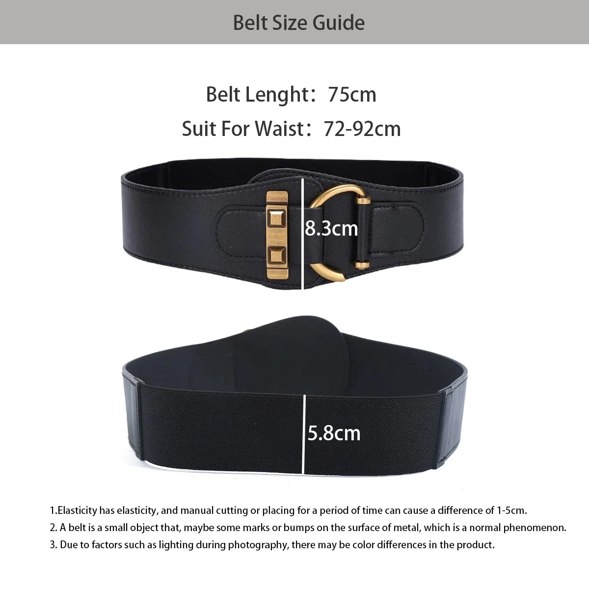 Cinturón Corset de Lujo para Mujer – Cinturón Elástico Ancho Tipo Cummerbund