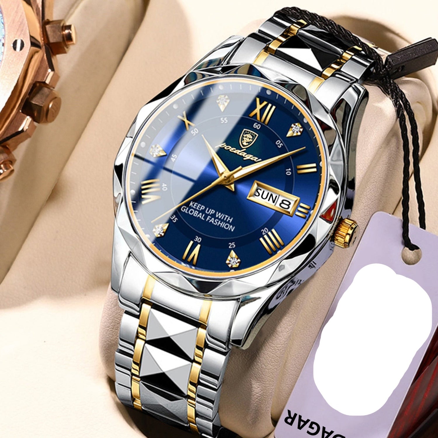 Relógio de luxo de negócios, à prova d&