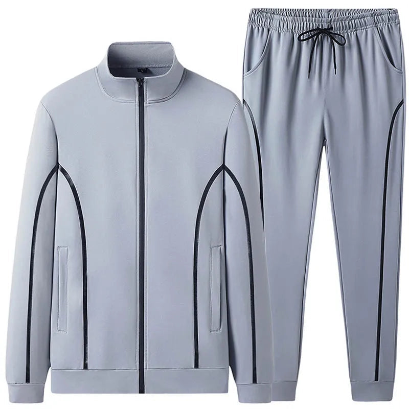 Ropa deportiva para hombre, tallas grandes 6XL y 7XL, chándales informales de otoño