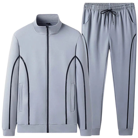 Ropa deportiva para hombre, tallas grandes 6XL y 7XL, chándales informales de otoño