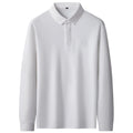 Polo de lujo 100% algodón para hombre, tallas 8XL, 7XL, 6XL (Otoño 2025)