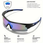 Gafas Deportivas UV400 Unisex – Lentes de Cobertura Total, Livianas y Envolventes para Ciclismo