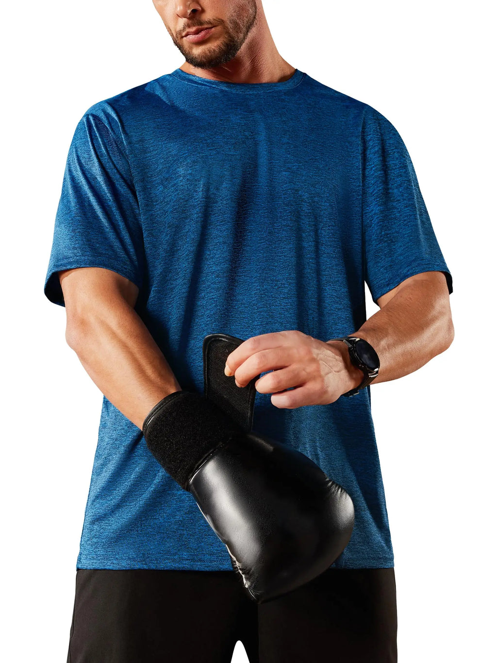 Camisetas de secado rápido TACVASEN para hombre, camisetas de running de verano