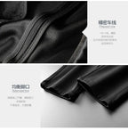 Pantalones casuales de verano para hombre, talla grande 10XL, corte recto y elástico