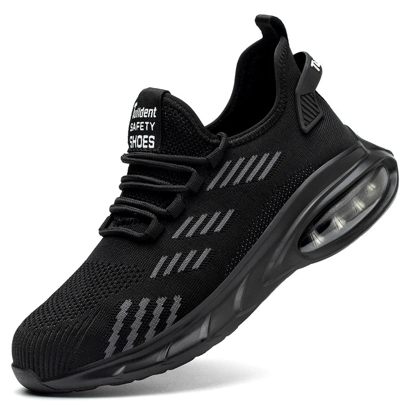 Zapatos de seguridad para trabajo de acero para hombres..