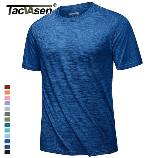 TACVASEN Quick Dry T-shirts Mens Summer Running Tee