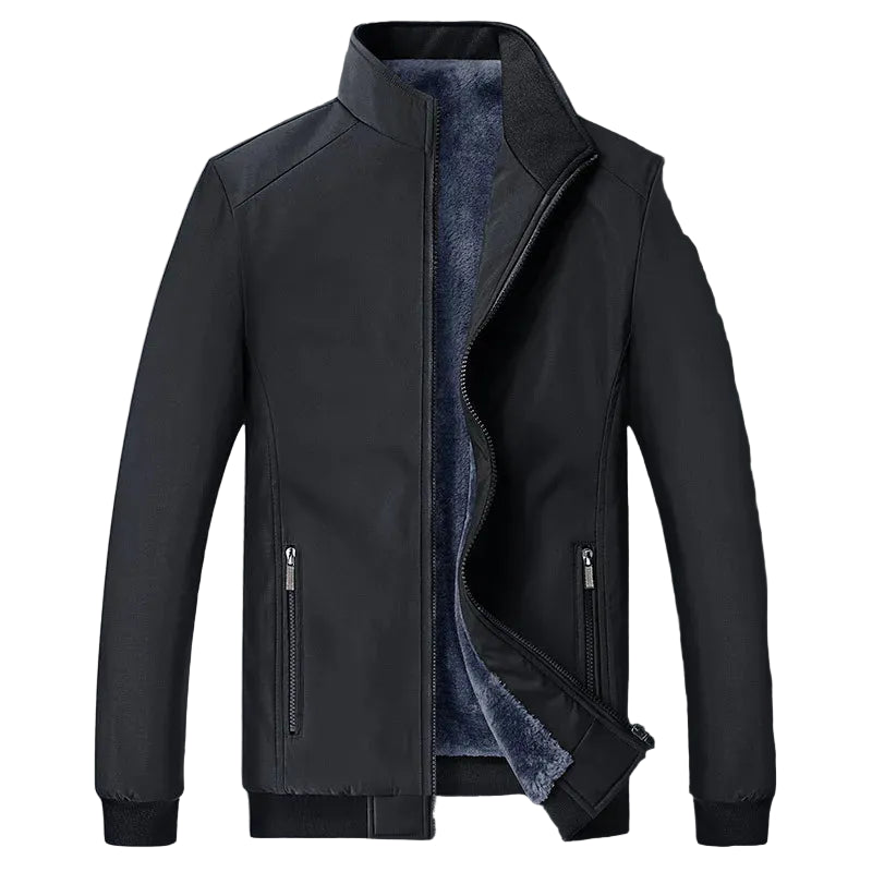 Chaqueta de invierno para hombre - negocios gruesa interior de lujo