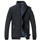 Chaqueta de invierno para hombre - negocios gruesa interior de lujo