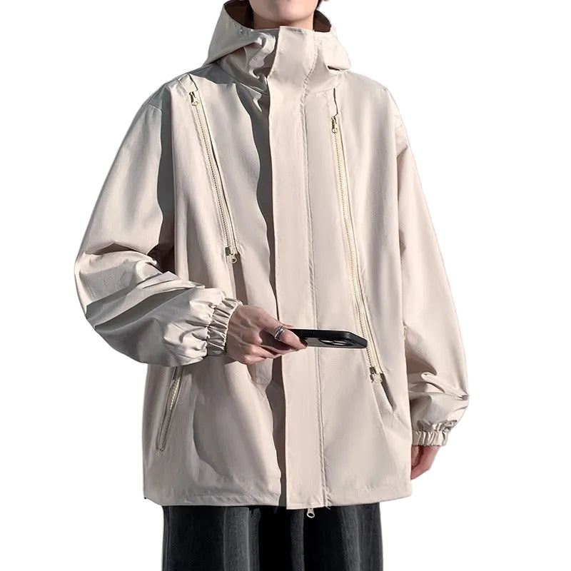 Primavera y otoño impermeable a prueba de viento nuevos deportes al aire libre para hombres a pie