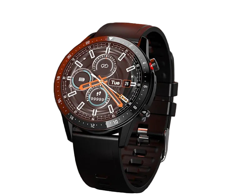 Reloj inteligente con llamadas Bluetooth y reproductor de música.