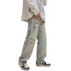 Vaqueros rectos holgados americanos para hombre