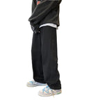 Pantalones vaqueros rectos holgados retro para hombre