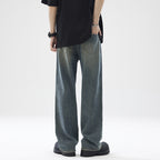 Vaqueros desgastados y sueltos para hombre