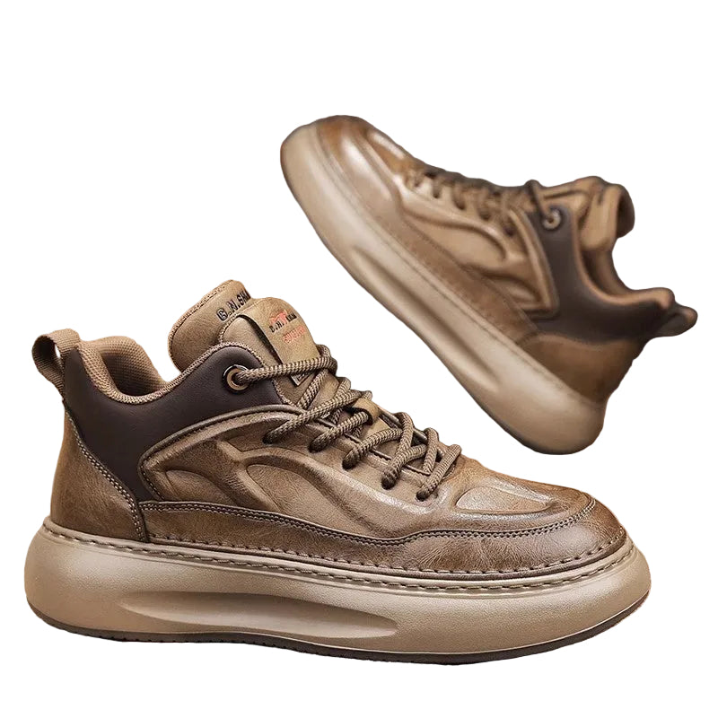 Zapatos casuales de otoño e invierno con acolchado de algodón y piel de terciopelo para hombre