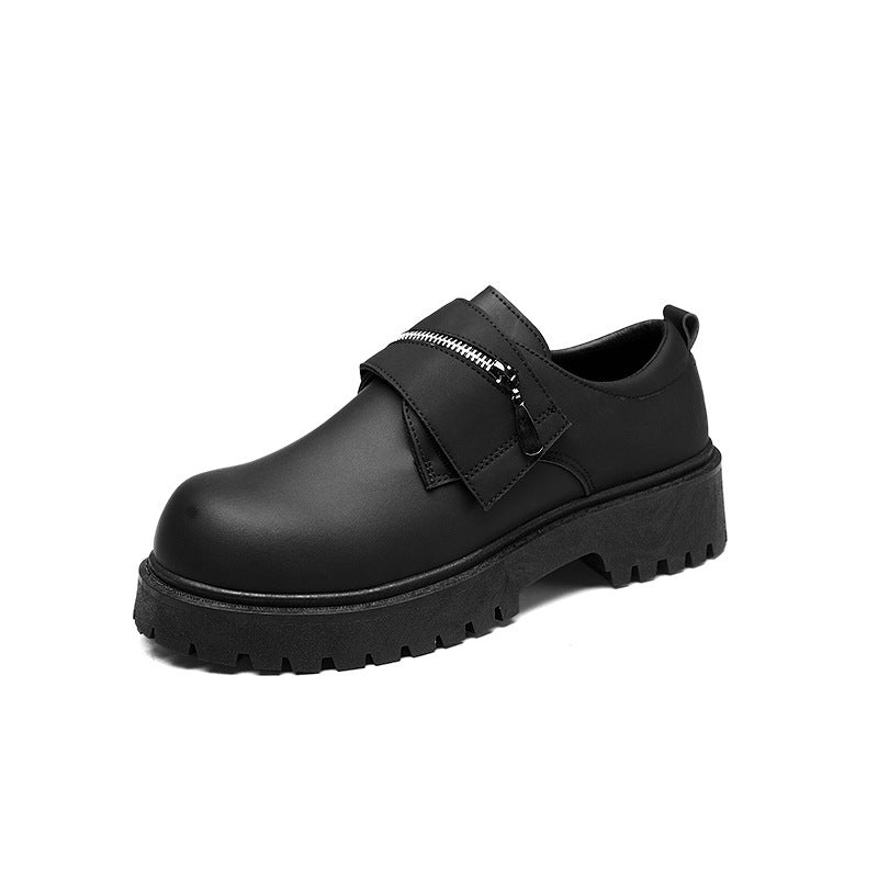 Zapatos casuales de plataforma de cuero para hombre