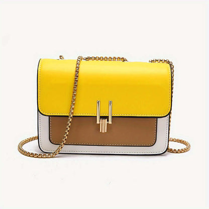 Bolso Bandolera Mujer Elegante - Cartera Cruzada con Hebilla Decorativa