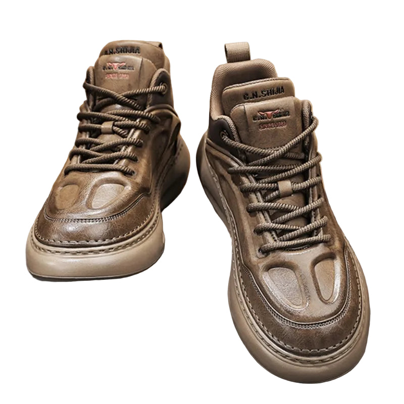 Zapatos casuales de otoño e invierno con acolchado de algodón y piel de terciopelo para hombre