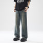 Washed Distressed Loose Jeans For Men