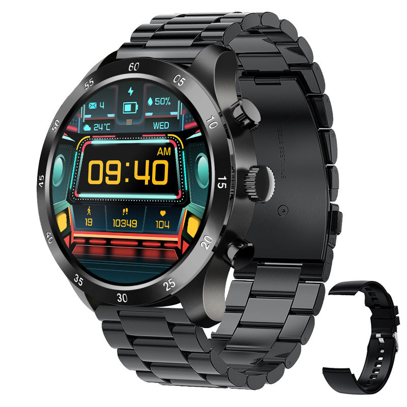 Reloj inteligente con pantalla que reproduce música