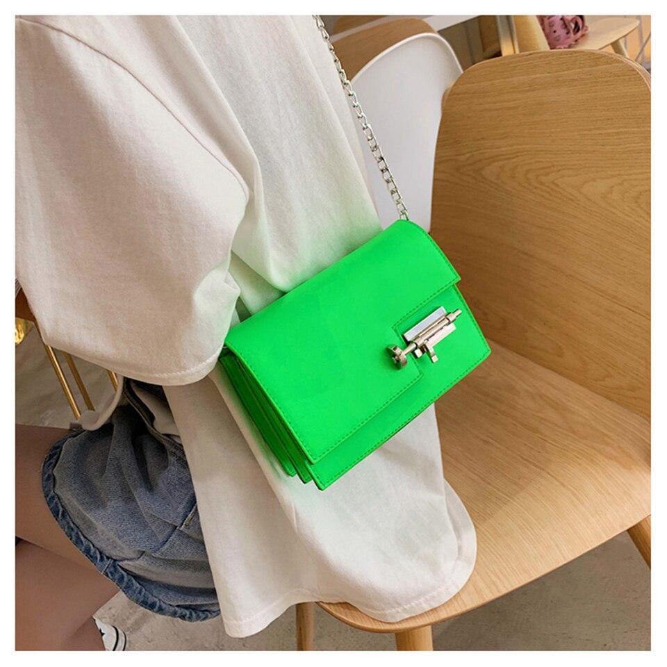 Penny Lane - Bolsa Couro Neon Pequena Tiracolo - A.S Foco