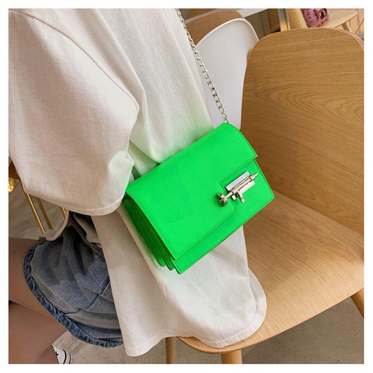 Penny Lane - Bolsa Couro Neon Pequena Tiracolo - A.S Foco