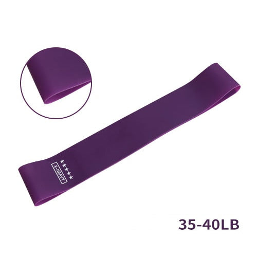 Elástico de Resistência Mini Band - 5 Níveis - A.S Foco