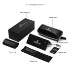 KINGSEVEN® - Óculos de Sol com Lente Polarizada e Hastes em Acetato Madeira - LANÇAMENTO - TENDÊNCIA - A.S Foco