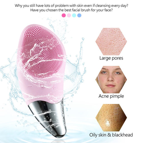 Escova Massageadora para Limpeza Facial - A.S Foco