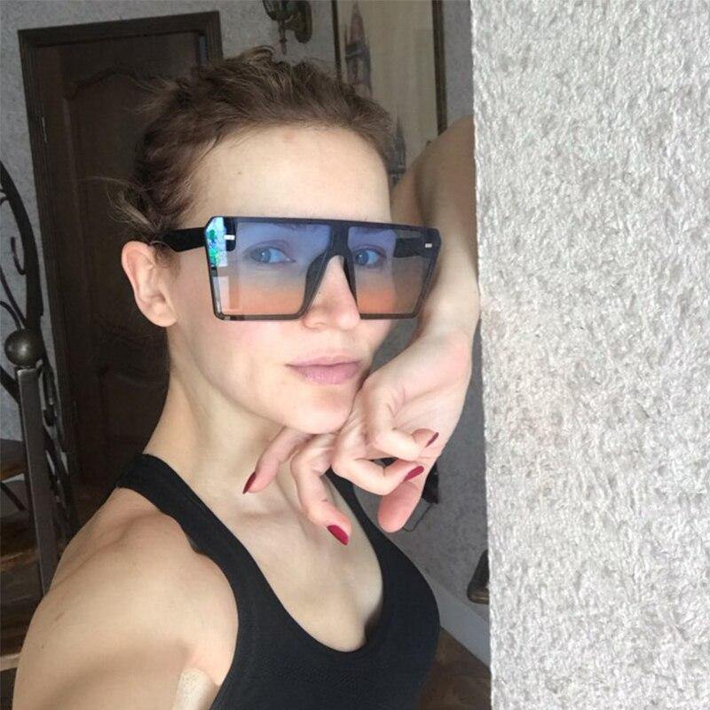 SunderSun® - Óculos de Sol Vintage Quadrado moda Flat Top Uv400 - A.S Foco