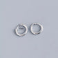 Huggie Small Hoop Earrings For Women Round Circle Punk Unisex.