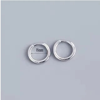 Huggie Small Hoop Earrings For Women Round Circle Punk Unisex.
