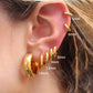 Huggie Small Hoop Earrings For Women Round Circle Punk Unisex.